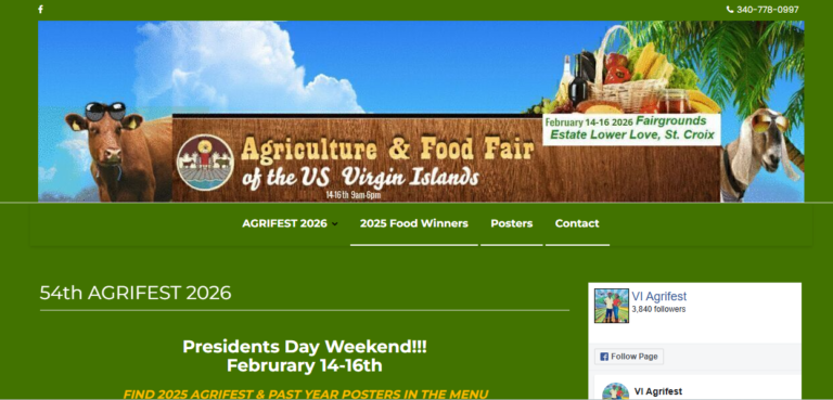 usagrifest.com client website screenshot